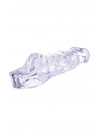 Прозрачная насадка-удлинитель Length Enhancer с подхватом - 16 см. - NMC - в Оренбурге купить с доставкой