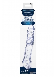 Прозрачная насадка-удлинитель Length Enhancer с подхватом - 22,3 см. - NMC - в Оренбурге купить с доставкой