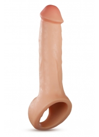 Телесная насадка-удлинитель Thrive 8.75 Inch Realistic Penis Extender Sleeve - 22,2 см. - Blush Novelties - в Оренбурге купить с доставкой