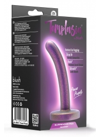 Фиолетовая насадка с гладкой поверхностью Surrender 4.75 Inch Beginner Pegging Dildo - 12 см. - Blush Novelties - купить с доставкой в Оренбурге