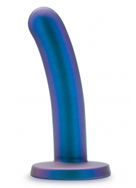 Синяя насадка с гладкой поверхностью Surrender 5.75 Inch Intermediate Pegging Dildo - 14,6 см. - Blush Novelties - купить с доставкой в Оренбурге