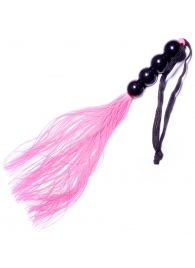 Розовая силиконовая плеть - 35,5 см. - Boys of Toys - купить с доставкой в Оренбурге
