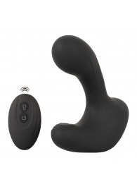 Черная анальная вибропробка с функцией расширения RC Butt Plug with 3 functions - Orion - в Оренбурге купить с доставкой