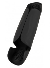 Черный вибромастурбатор с трехточечной стимуляцией Penis Trainer with 3 Point Stimulation - Orion - в Оренбурге купить с доставкой