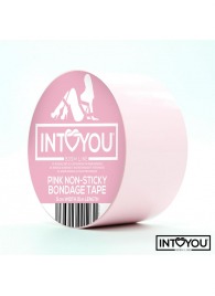 Розовый скотч для фиксации Non-Sticky Bondage Tape - 15 м. - Intoyou - купить с доставкой в Оренбурге