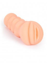 Телесный мастурбатор-вагина с эрекционными кольцами в комплекте - Sexy Girl - в Оренбурге купить с доставкой