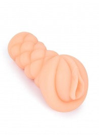 Телесный мастурбатор-вагина с вибропулей и эрекционными кольцами в комплекте - Sexy Girl - в Оренбурге купить с доставкой