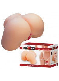 Телесный мастурбатор с 2 любовными отверстиями Olivia - Baile - в Оренбурге купить с доставкой