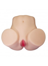 Телесный мастурбатор Julia с 2 любовными каналами - Baile - в Оренбурге купить с доставкой