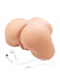 Телесный мастурбатор Olivia с 2 любовными отверстиями - Baile - в Оренбурге купить с доставкой