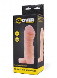 Фаллическая удлиняющая насадка с кольцом для фиксации - 16 см. - ToyFa - в Оренбурге купить с доставкой