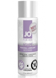 Лубрикант на водной основе для женщин JO AGAPE LUBRICANT ORIGINAL - 60 мл. - System JO - купить с доставкой в Оренбурге