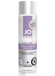 Женский лубрикант на водной основе JO AGAPE LUBRICANT ORIGINAL - 120 мл. - System JO - купить с доставкой в Оренбурге