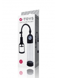 Чёрная вакуумная помпа A-toys с манометром и прозрачной колбой - A-toys - в Оренбурге купить с доставкой