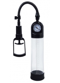 Чёрная вакуумная помпа A-toys с манометром и прозрачной колбой - A-toys - в Оренбурге купить с доставкой