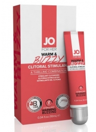 Клиторальный крем JO WARM   BUZZY CLITORAL GEL - 10 мл. - System JO - купить с доставкой в Оренбурге