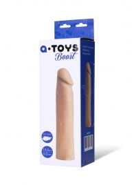 Реалистичная насадка с ярко выраженной головкой - 16,5 см. - A-toys - в Оренбурге купить с доставкой