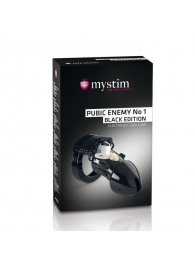 Пояс верности с электростимуляцией Mystim Pubic Enemy No1 Black Edition - MyStim - купить с доставкой в Оренбурге