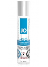 Возбуждающий лубрикант на водной основе JO Personal Lubricant H2O Warming - 30 мл. - System JO - купить с доставкой в Оренбурге