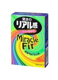 Презервативы Sagami Xtreme Miracle Fit - 5 шт. - Sagami - купить с доставкой в Оренбурге