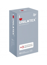 Презервативы с точками Unilatex Dotted - 12 шт. + 3 шт. в подарок - Unilatex - купить с доставкой в Оренбурге