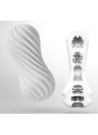 Мастурбатор FLEX Silky White с мягким рельефом - Tenga - в Оренбурге купить с доставкой