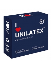 Ультрапрочные презервативы Unilatex Extra Strong - 3 шт. - Unilatex - купить с доставкой в Оренбурге