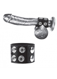 Ремень на член и мошонку 1.5  Cock Ring With Ball Strap - BlueLine - купить с доставкой в Оренбурге