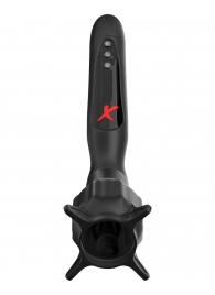 Чёрный вибростимулятор для головки члена с эффектом всасывания Vibrating Roto-Sucker - Pipedream - в Оренбурге купить с доставкой