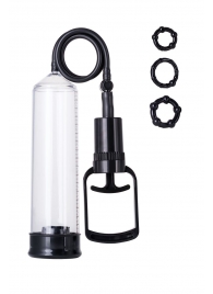 Вакуумная помпа A-toys с уплотнителем и эрекционными кольцами - A-toys - в Оренбурге купить с доставкой