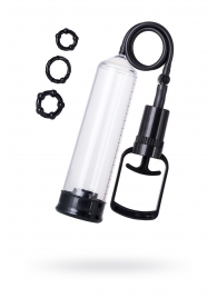 Вакуумная помпа A-toys с уплотнителем и эрекционными кольцами - A-toys - в Оренбурге купить с доставкой