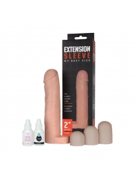 Насадка-удлинитель Extension sleeve с подхватом мошонки - 19 см. - Sitabella - в Оренбурге купить с доставкой