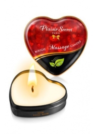 Массажная свеча с нейтральным ароматом Bougie Massage Candle - 35 мл. - Plaisir Secret - купить с доставкой в Оренбурге