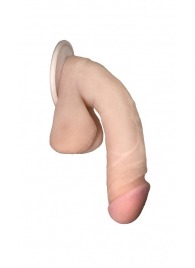 Сувенирный фаллос на присоске 03 - 17 см. - LOVETOY (А-Полимер) - купить с доставкой в Оренбурге