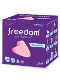 Женские гигиенические тампоны без веревочки FREEDOM normal - 3 шт. - Freedom - купить с доставкой в Оренбурге