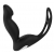 Черный вибромассажер простаты P-PLEASER W ERECTION ENHANCE - Dream Toys - в Оренбурге купить с доставкой
