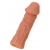 Телесная реалистичная насадка KOKOS Extreme Sleeve 05 с дополнительной стимуляцией - 12,7 см. - KOKOS - в Оренбурге купить с доставкой
