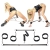 Комплект наручников и наножников с распорками Spread  em Bar and Cuff Set - Pipedream - купить с доставкой в Оренбурге