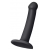 Черный фаллос на присоске Silicone Bendable Dildo S - 17 см. - Strap-on-me - купить с доставкой в Оренбурге