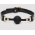 Черный кляп-шар Bound to You Faux Leather Ball Gag - Fifty Shades of Grey - купить с доставкой в Оренбурге