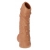 Телесная насадка с пупырышками и открытой головкой Nude Sleeve M - 12 см. - KOKOS - в Оренбурге купить с доставкой