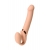 Телесный безремневой вибрострапон Vibrating Bendable Strap-On L - Strap-on-me - купить с доставкой в Оренбурге