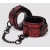Красно-черные наручники Reversible Faux Leather Wrist Cuffs - Fifty Shades of Grey - купить с доставкой в Оренбурге