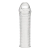 Текстурированная насадка на пенис Clear Textured Penis Enhancing Sleeve Extension - 16,5 см. - BlueLine - в Оренбурге купить с доставкой