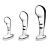 Набор из 3 стальных стимуляторов простаты Stainless Steel P-spot Training Set - b-Vibe - в Оренбурге купить с доставкой