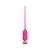 Розовый тонкий стимулятор Nipple Vibrator - 23 см. - I-MOON - купить с доставкой в Оренбурге