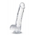 Прозрачный фаллоимитатор 6 Inch Crystalline Dildo - 15,2 см. - Blush Novelties