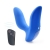 Синий вибромассажер простаты 3,5’’ Remote Control Curve P-spot Massager - 12 см. - Erokay - в Оренбурге купить с доставкой