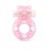 Розовое эрекционное виброкольцо в форме мишки - 1137 - в Оренбурге купить с доставкой