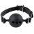 Силиконовый кляп-шар с отверстиями для дыхания Silicone Breathable Ball Gag Small - Pipedream - купить с доставкой в Оренбурге